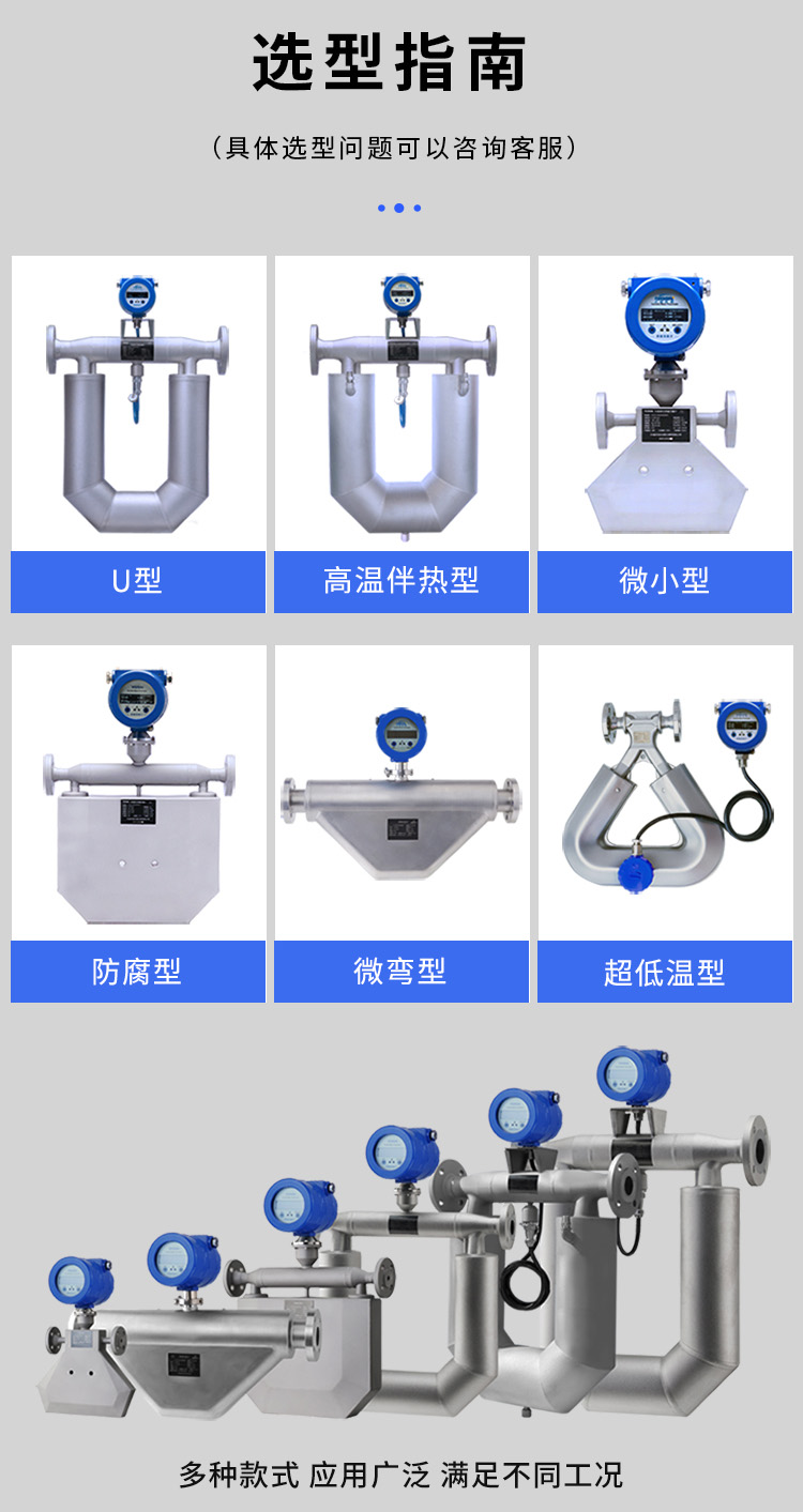 蒸汽質(zhì)量流量計產(chǎn)品分類圖